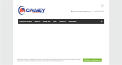 Desktop Screenshot of calveyheatingandair.com